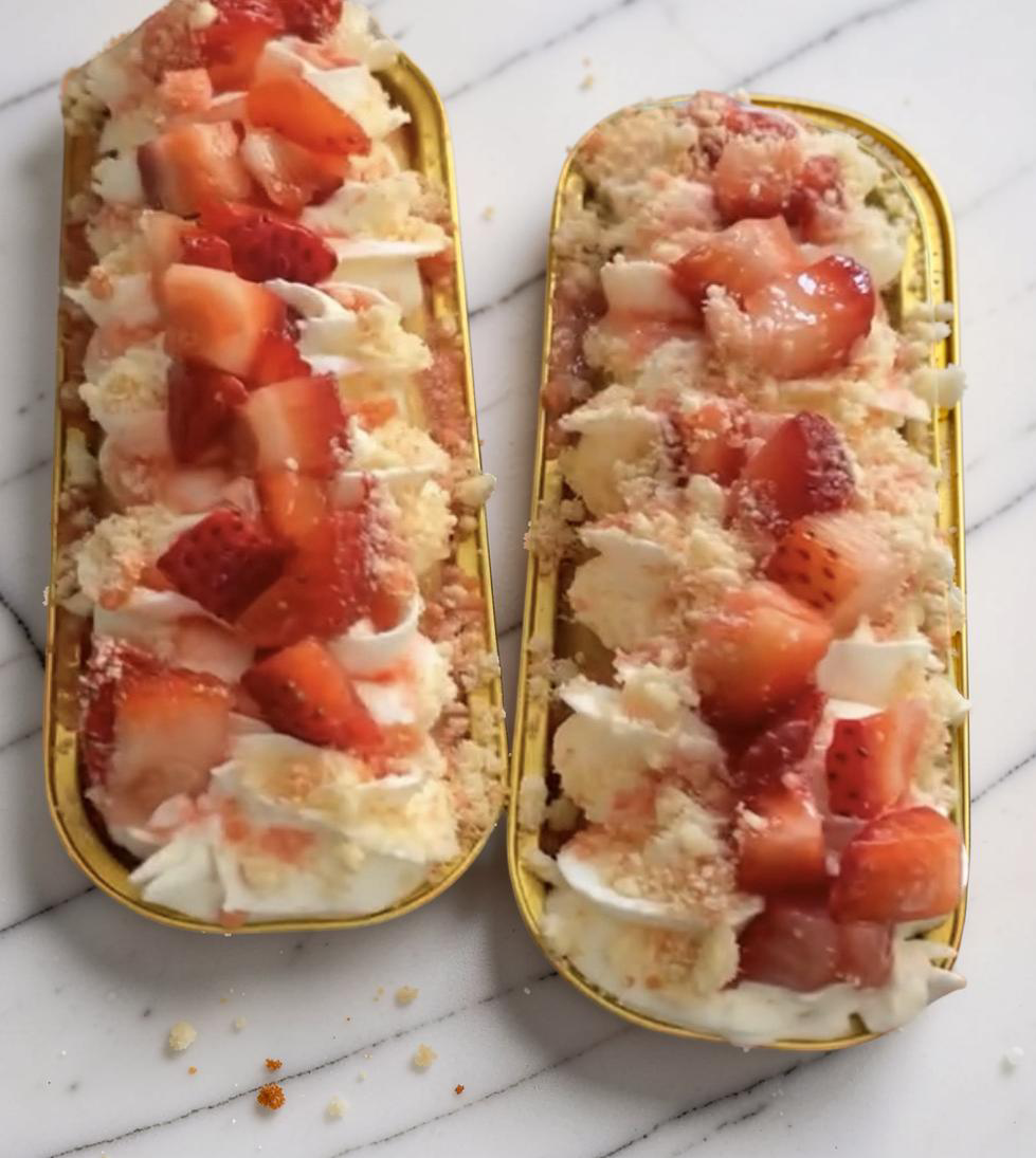 Strawberry Shortcake Mini Loaf